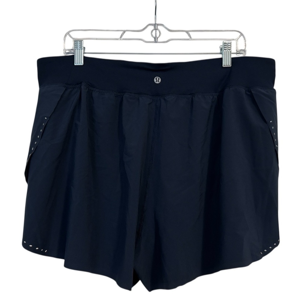 Lululemon Find Your Pace Lined High-Rise Short 3" in True Navy - Picture 6 of 6